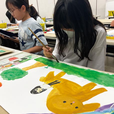 青葉台美術学院　基礎科　小学生作品
