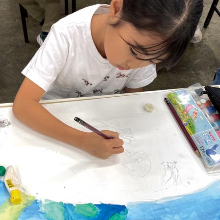 青葉台美術学院　基礎科　小学生作品